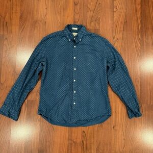 J. Crew Men's Blue Navy Shirt